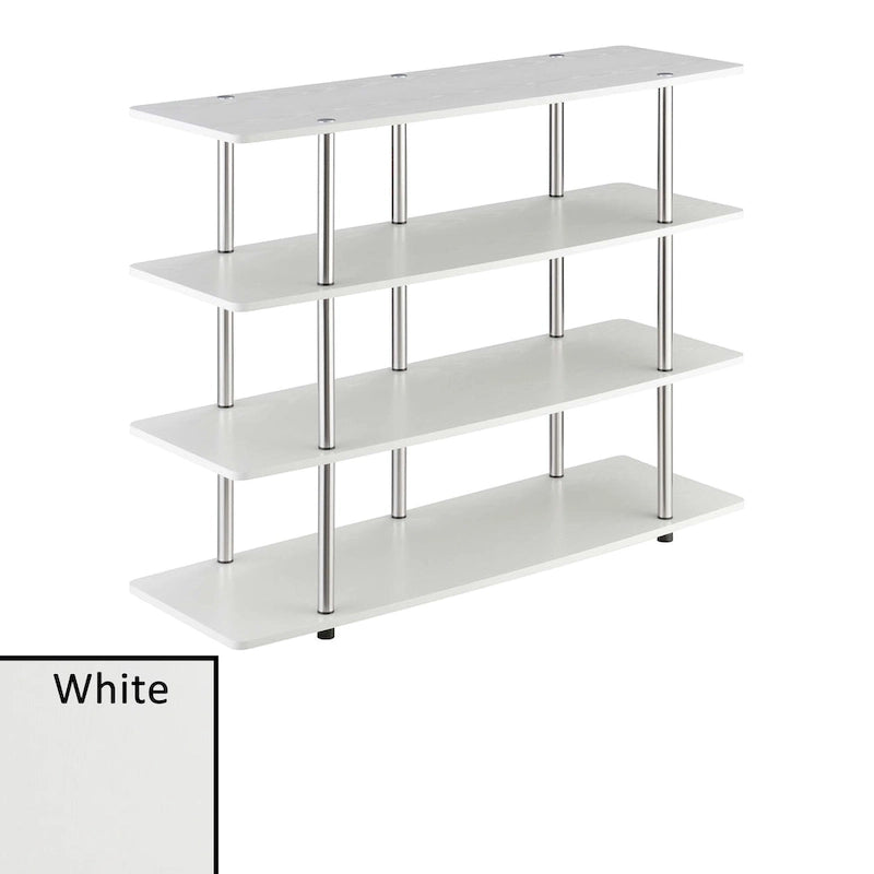 Meuble TV haut XL 55" à 4 niveaux - Montage sans outils