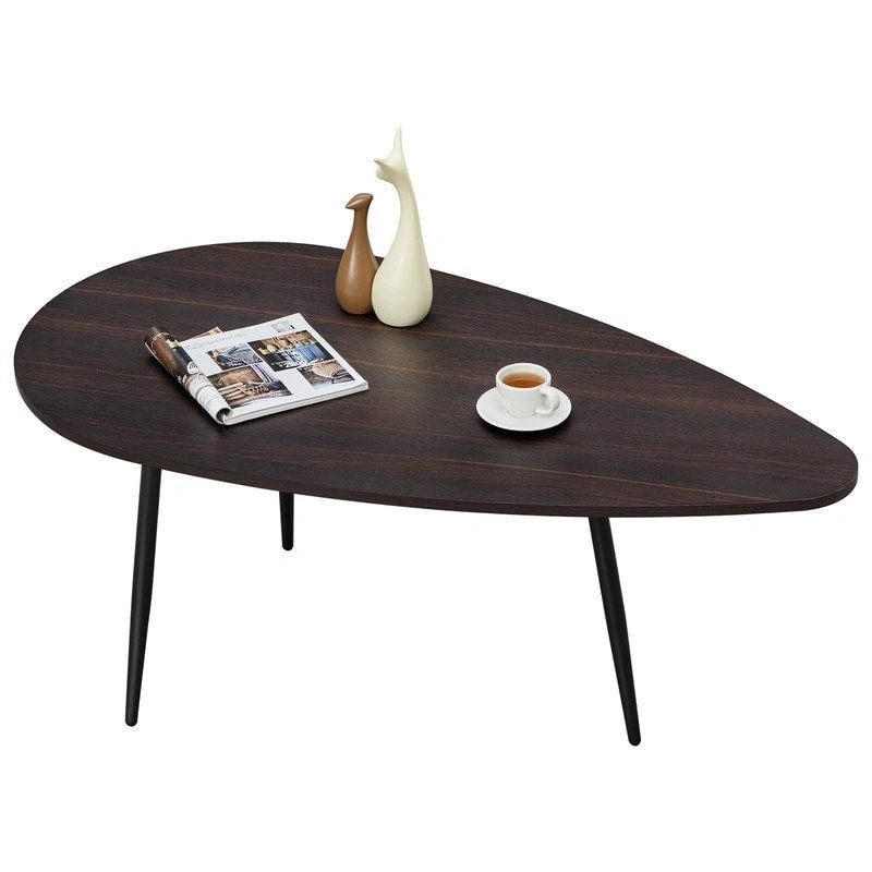 Table basse pour petits espaces - Ovale, 22,2P x 42,5L x 17,1H