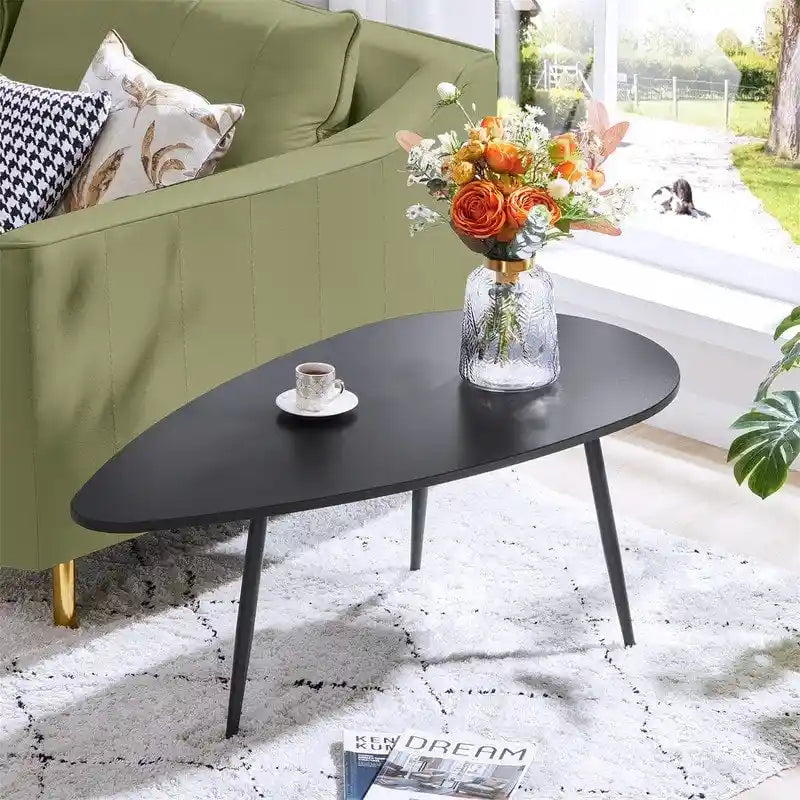 Table basse pour petits espaces - Ovale, 22,2P x 42,5L x 17,1H