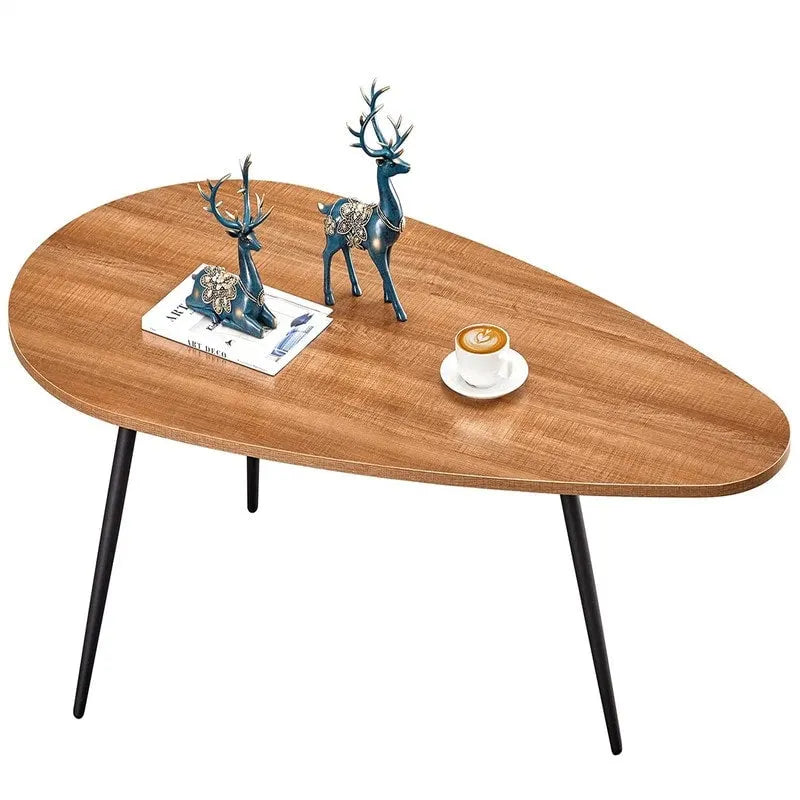 Table basse pour petits espaces - Ovale, 22,2P x 42,5L x 17,1H