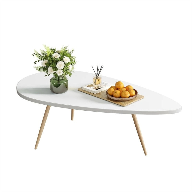Table basse pour petits espaces - Ovale, 22,2P x 42,5L x 17,1H