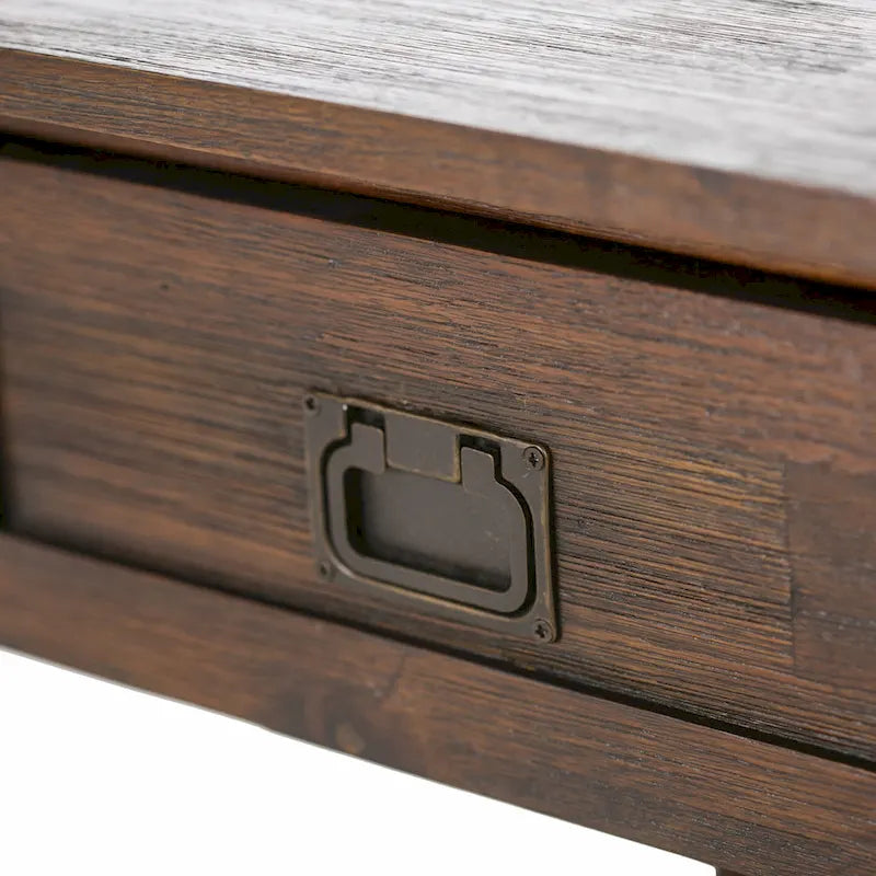 WYNDENHALL Garret Table d'appoint carrée rustique en bois d'acacia massif de 55,8 cm de large – 55,8 cm (L) x 55,8 cm (P) x 55,8 cm (H)