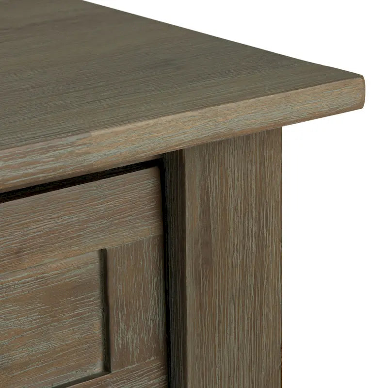WYNDENHALL Garret Table d'appoint carrée rustique en bois d'acacia massif de 55,8 cm de large – 55,8 cm (L) x 55,8 cm (P) x 55,8 cm (H)