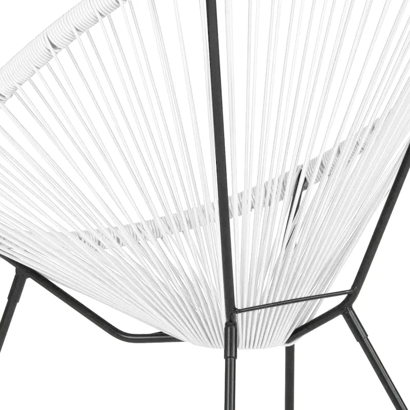 Fauteuil-hamac Papasan en rotin à élastiques - Capacité de 200 kg - 4 coloris