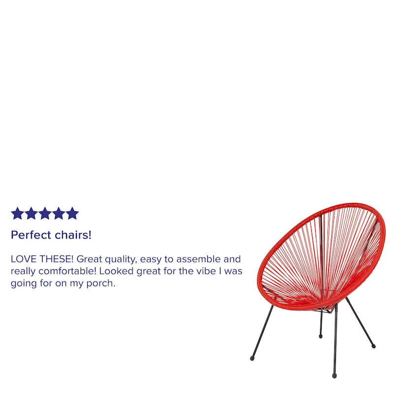 Fauteuil-hamac Papasan en rotin à élastiques - Capacité de 200 kg - 4 coloris