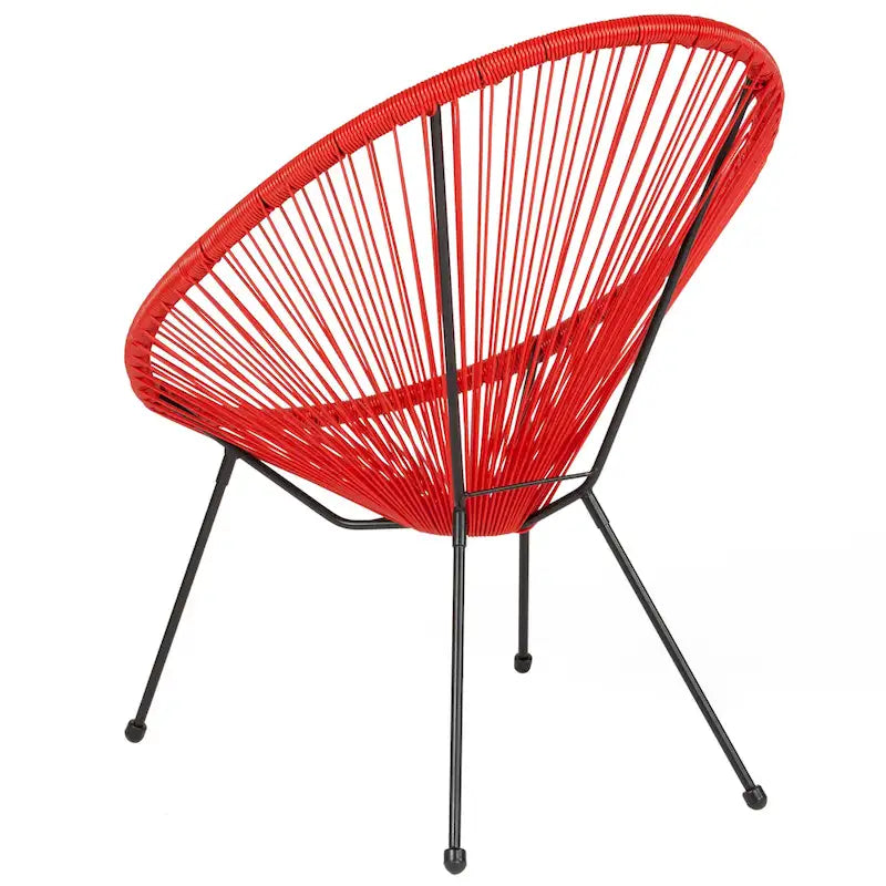 Fauteuil-hamac Papasan en rotin à élastiques - Capacité de 200 kg - 4 coloris