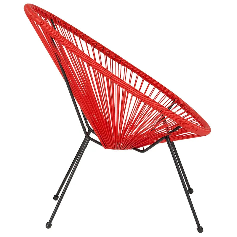 Fauteuil-hamac Papasan en rotin à élastiques - Capacité de 200 kg - 4 coloris