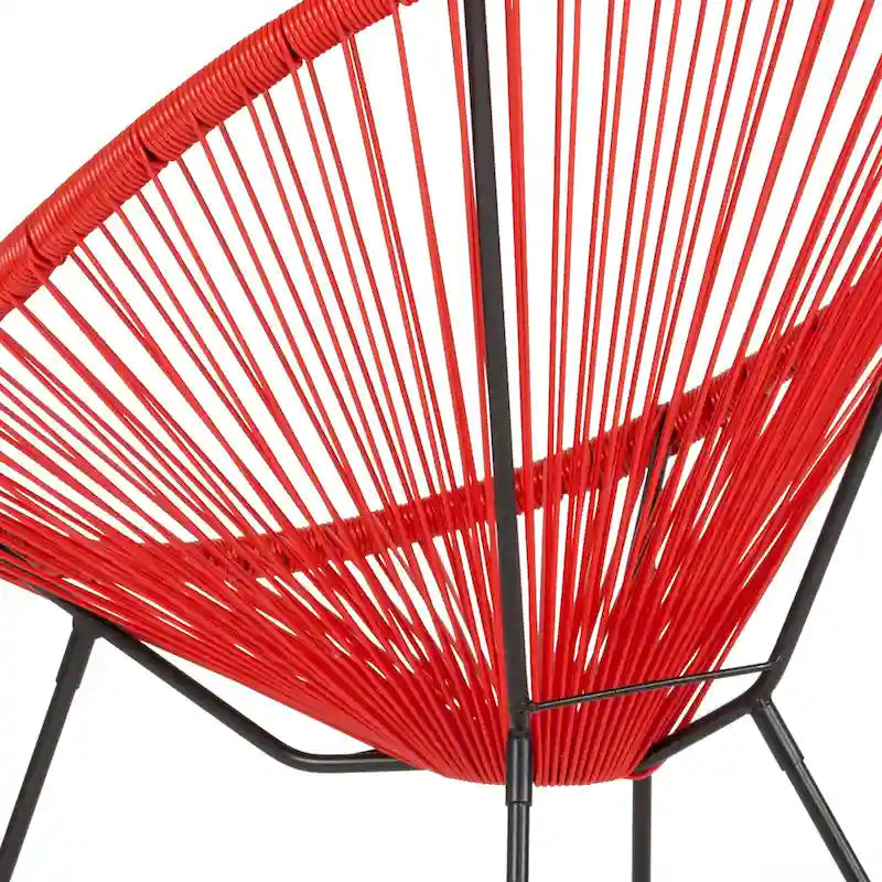 Fauteuil-hamac Papasan en rotin à élastiques - Capacité de 200 kg - 4 coloris