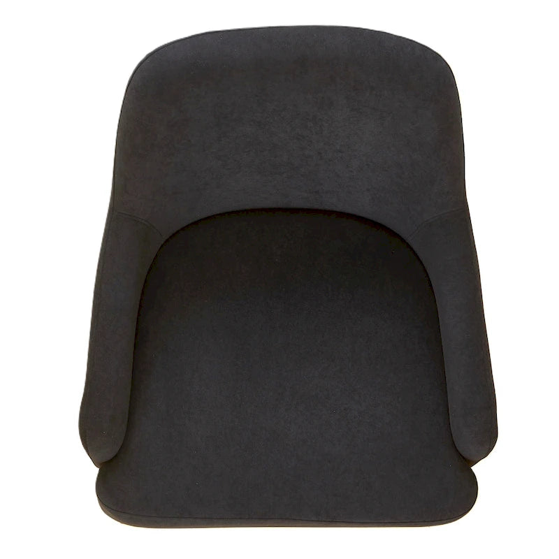 Fauteuil d'appoint d'intérieur en velours du milieu du siècle avec accoudoirs inclinés