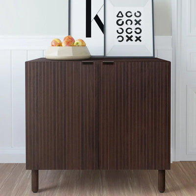 Merk Walnut Cabinet 2 Door