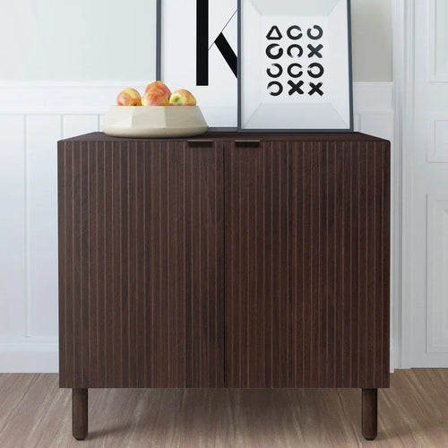 Merk Walnut Cabinet 2 Door