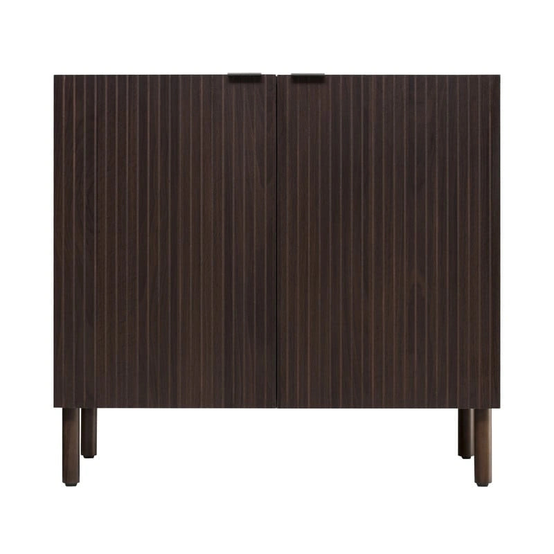 Meuble bas 2 portes - Fini noyer