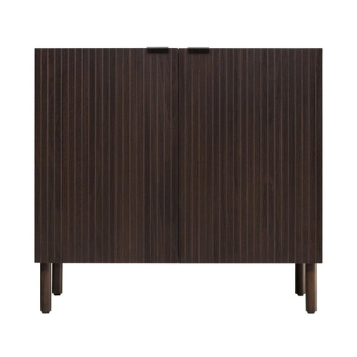 Meuble bas 2 portes - Fini noyer